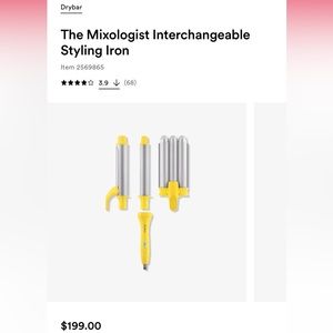 Dry bar The Mixologist Interchangeable Styling Iron